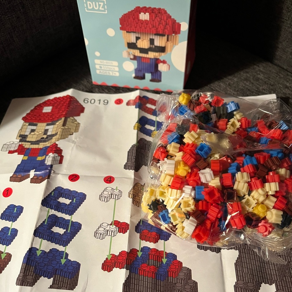 Blocks; Lego MINI; NEW; instructions/sealed Legos ea. box;OVER 550pcs.-MARIO BRO